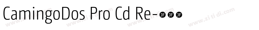 CamingoDos Pro Cd Re字体转换 CamingoDos Pro Cd Re字体转换
